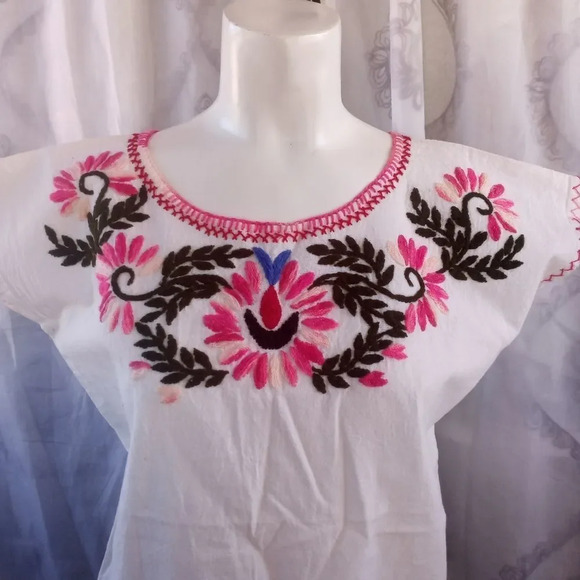 :New Mexican top embroidery handmade size large ( box CL ) - Picture 2 of 4